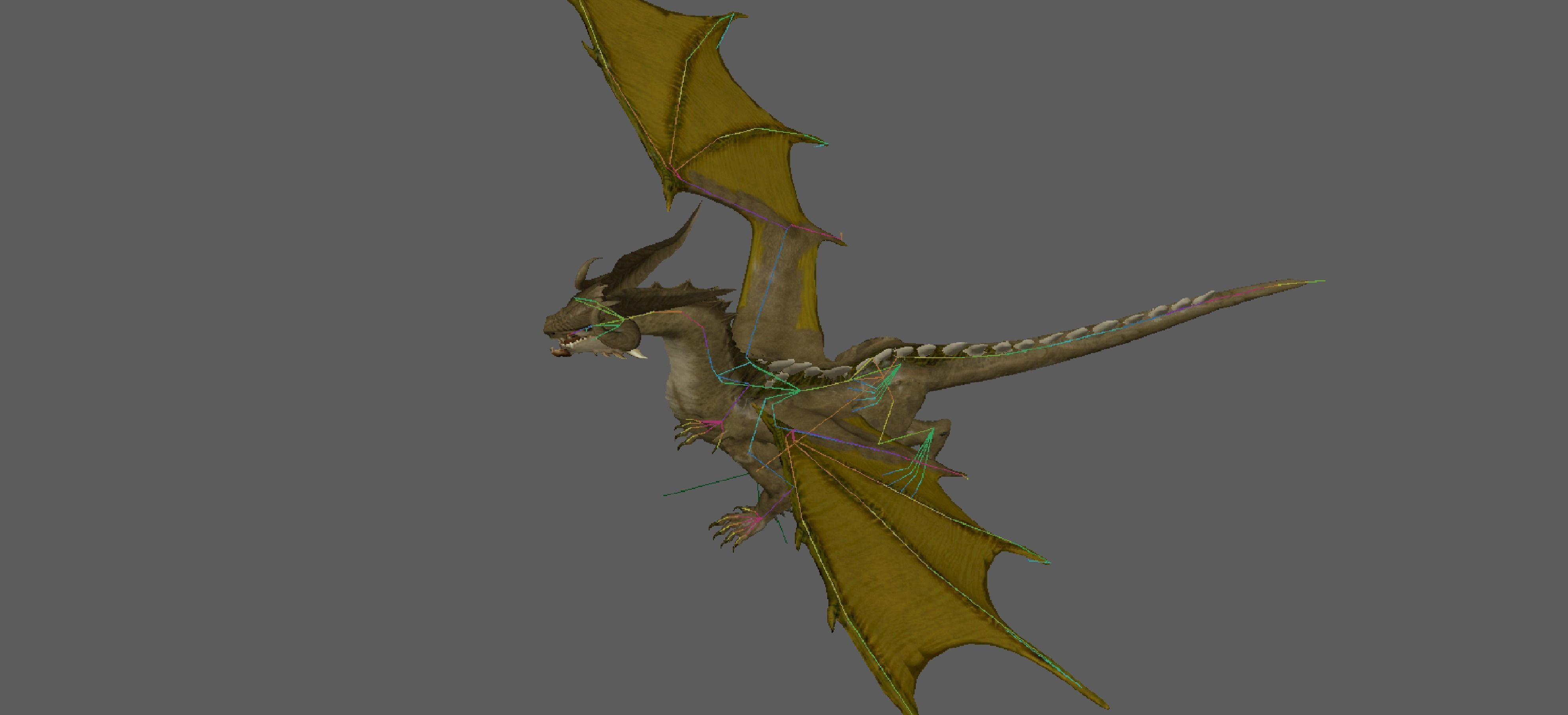 Desert Dragon Ancient 3D model_17