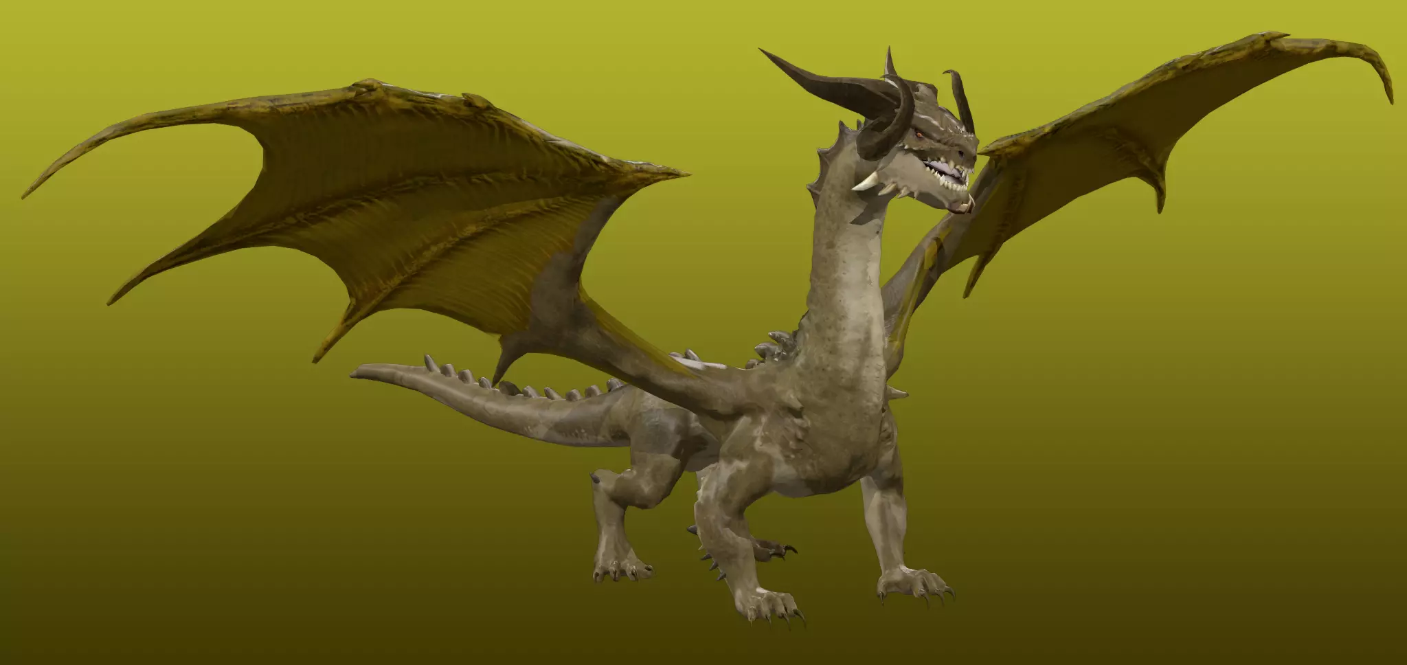 Desert Dragon Ancient 3D model_0