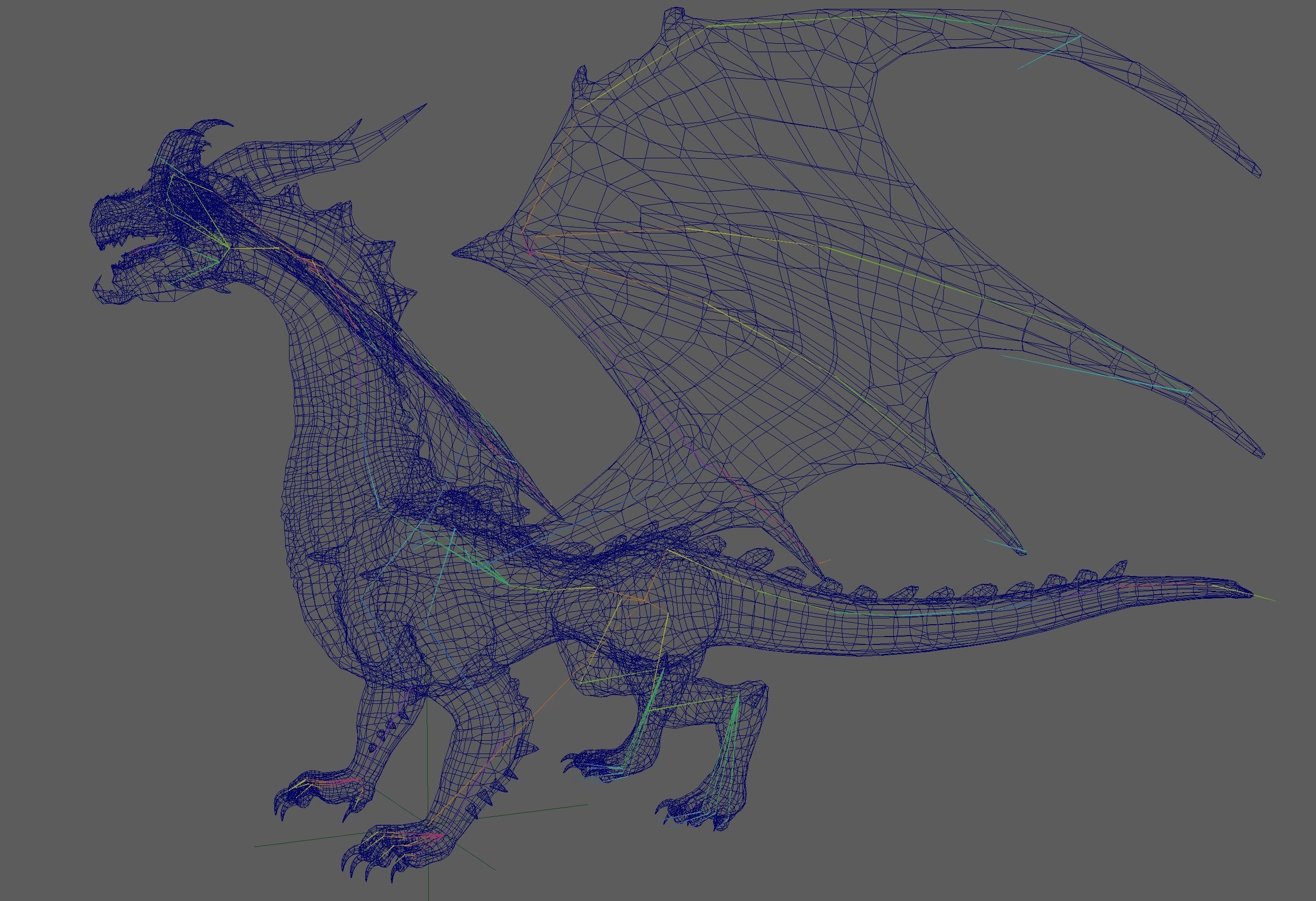 Desert Dragon Ancient 3D model_20