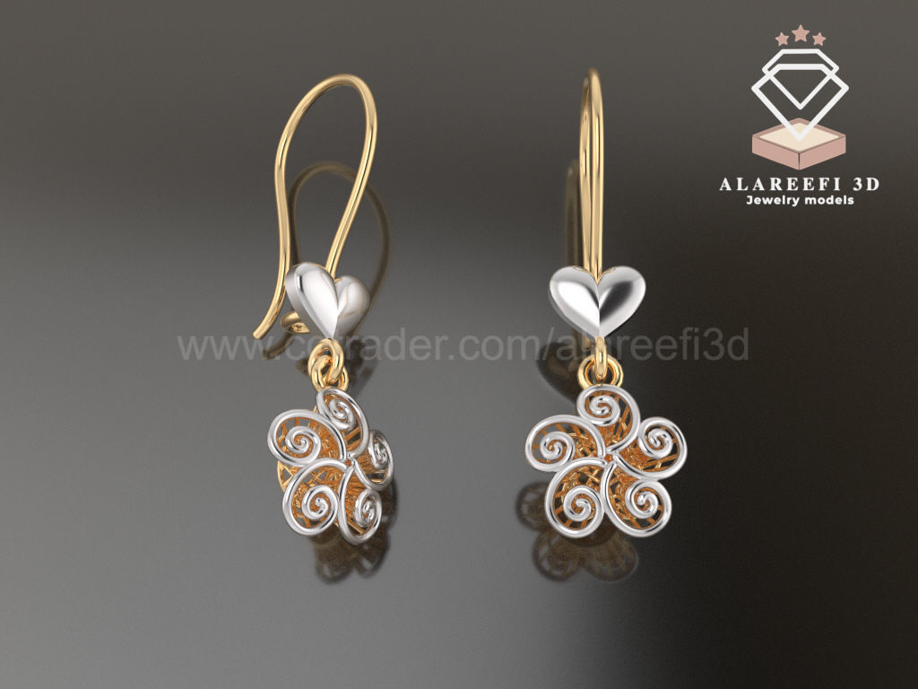 Collection 7 -15 Turkish Earrings Exclusive for the first time 3D print model_11