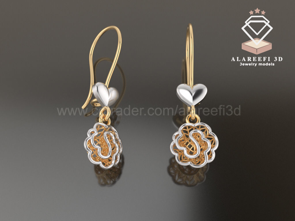 Collection 7 -15 Turkish Earrings Exclusive for the first time 3D print model_8