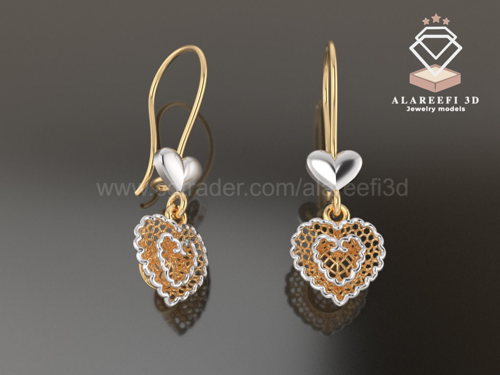Collection 7 -15 Turkish Earrings Exclusive for the first time 3D print model_4