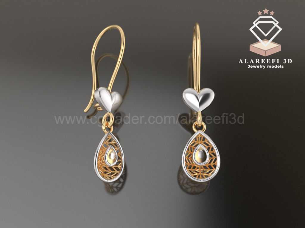 Collection 8 -15 Turkish Earrings Exclusive for the first time 3D print model_14
