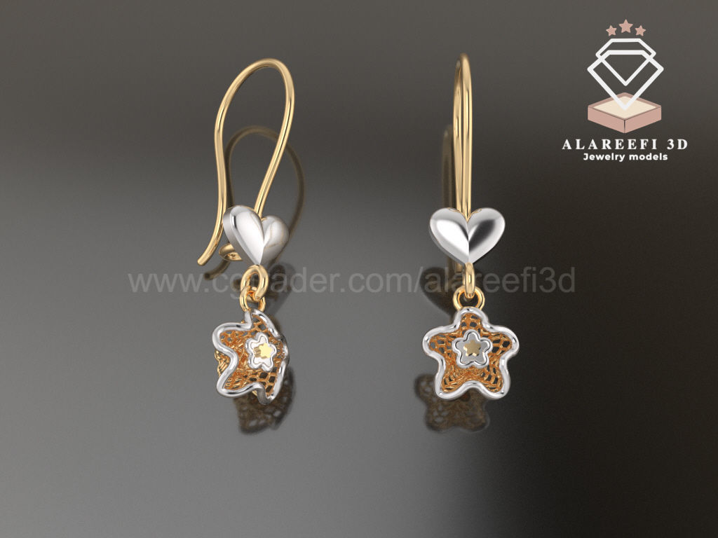 Collection 8 -15 Turkish Earrings Exclusive for the first time 3D print model_12