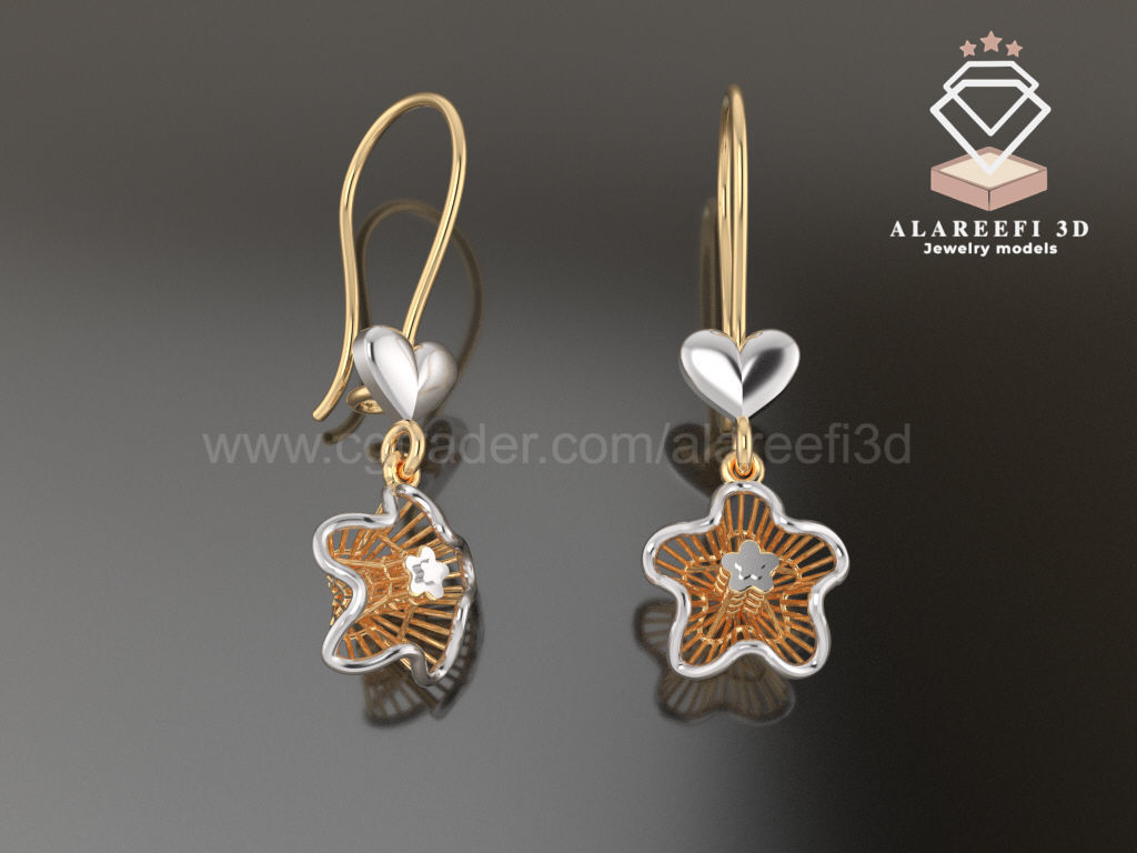 Collection 8 -15 Turkish Earrings Exclusive for the first time 3D print model_11