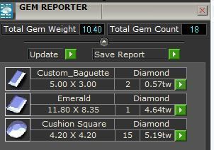 3-stone Emerald With Cushion Band Ring 3D print model_14