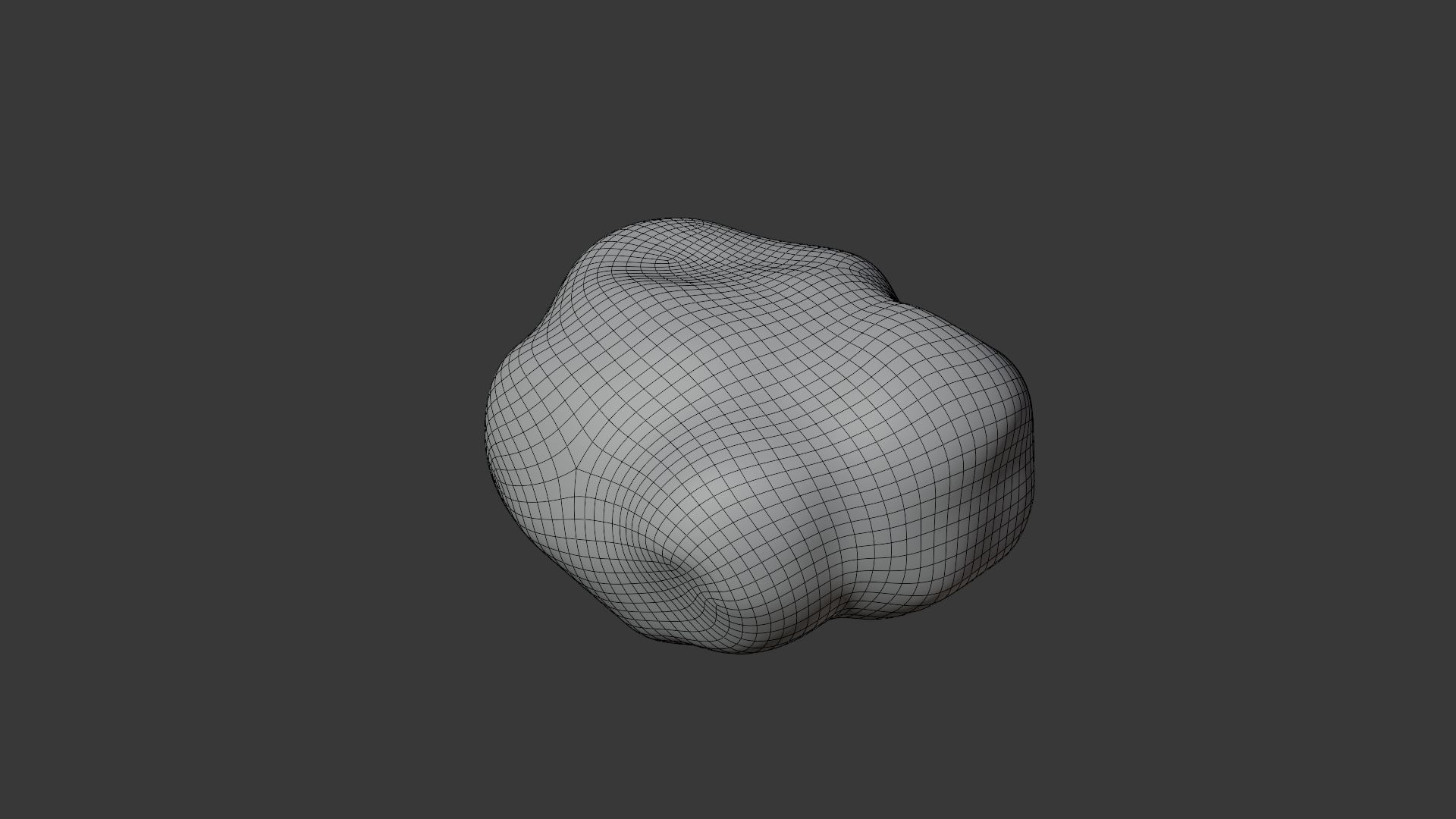 Hericium Lions Mane Mushroom Low-poly 3D model_7