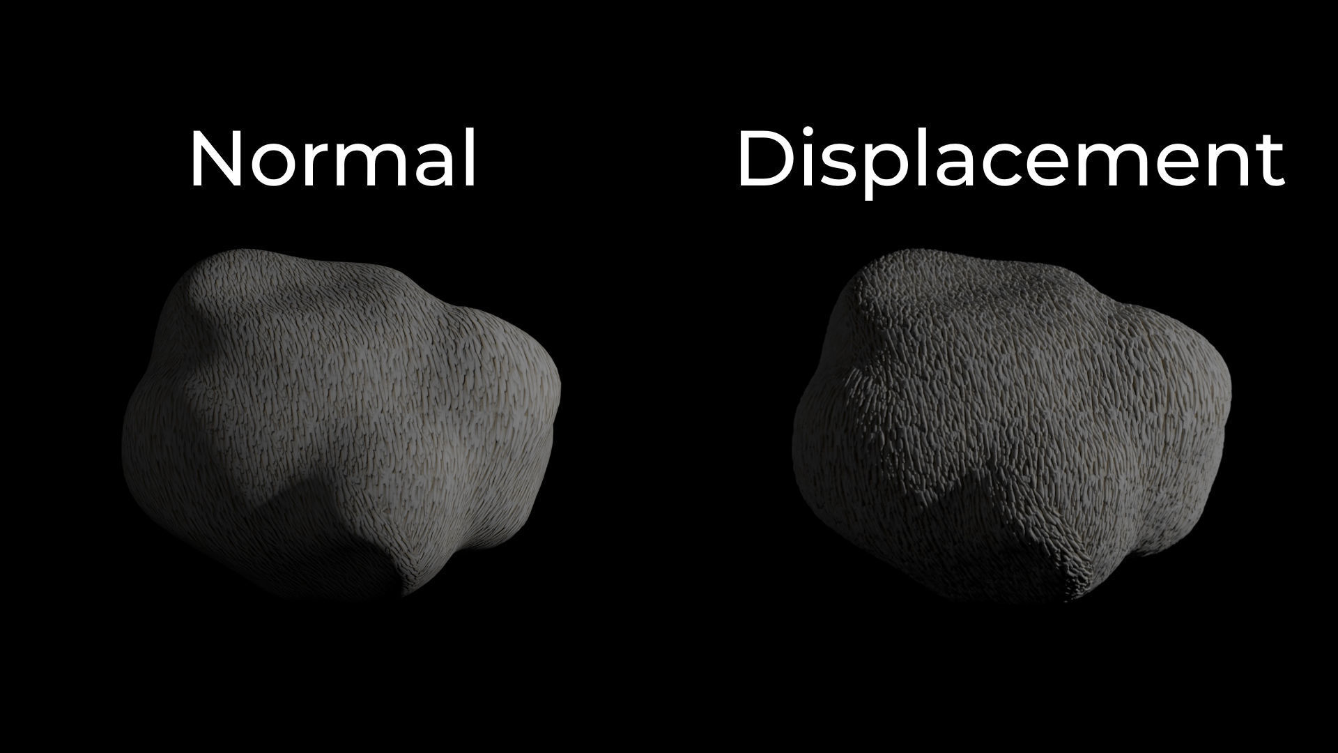 Hericium Lions Mane Mushroom Low-poly 3D model_3