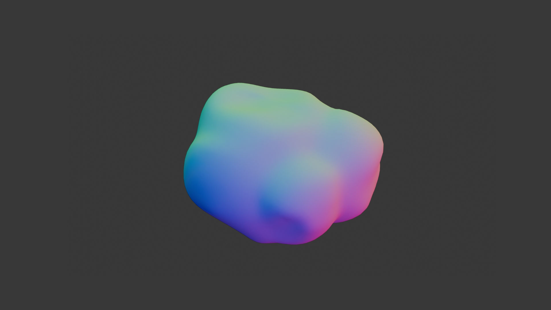 Hericium Lions Mane Mushroom Low-poly 3D model_4