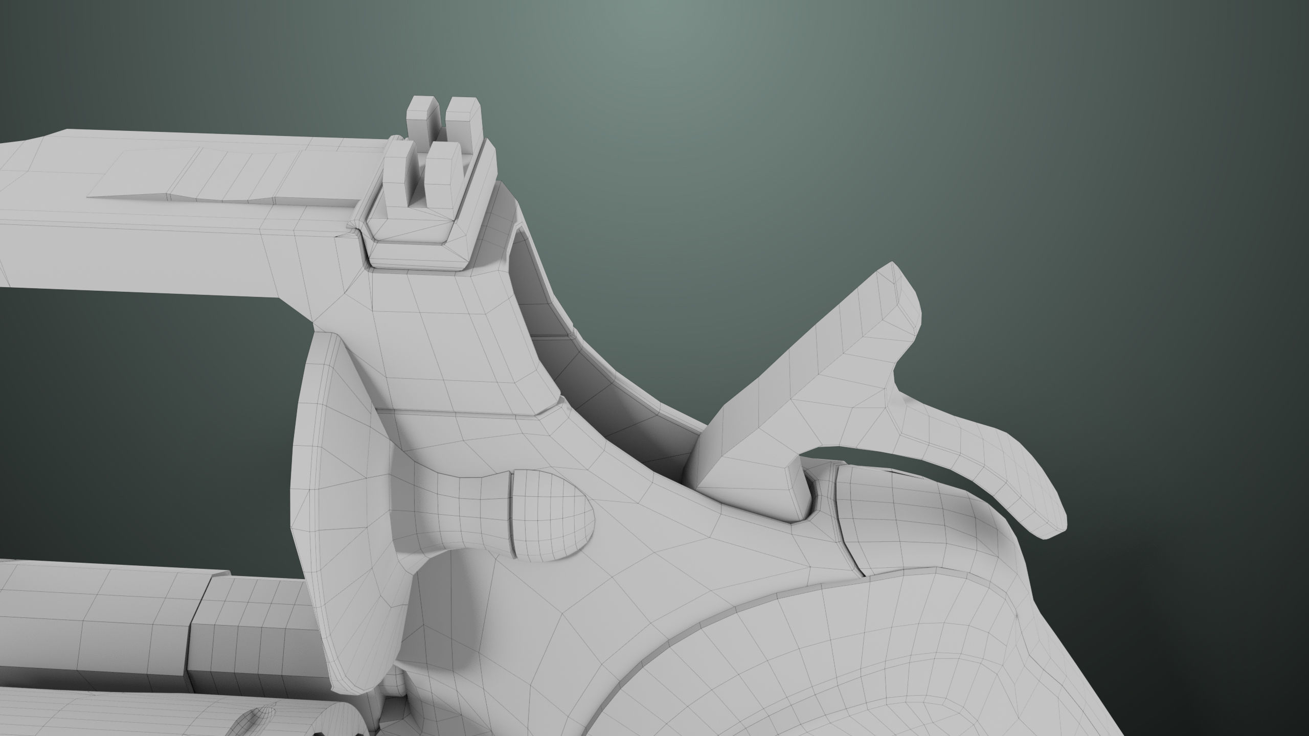 Revolver 05 Medium Black All PBR Unity UE Textures Low-poly 3D model_33