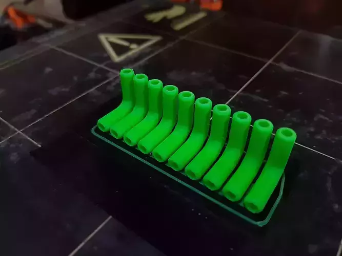 Aquarium Air Pipe Elbow Bend Connector 3D print model