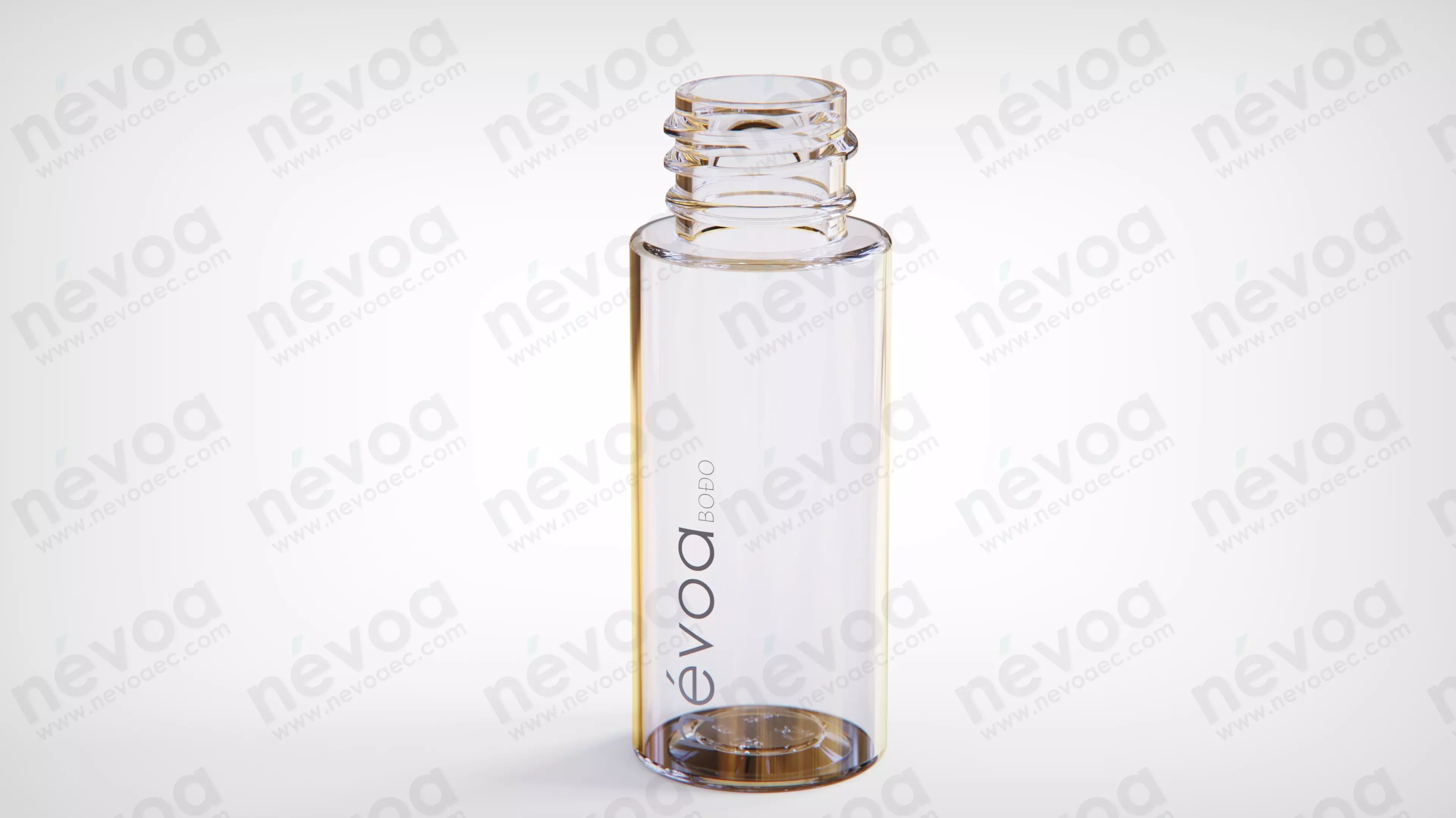 Cosmetic bottle-jar - Bodo series - SP 410-18 - 15 ml 3D model
