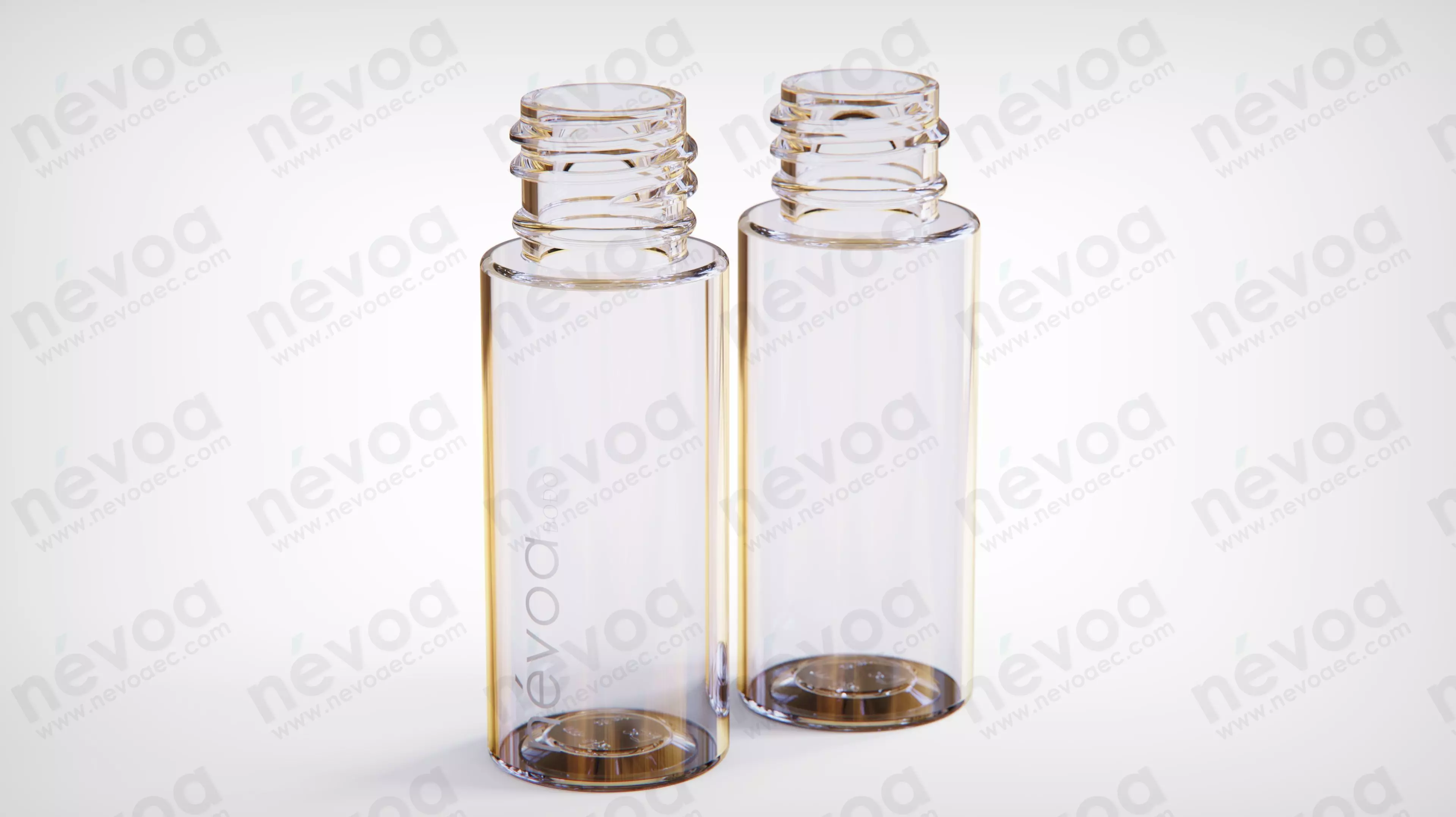 Cosmetic bottle-jar - Bodo series - SP 410-18 SP 415-18 - 15 ml 3D Model Collection_0