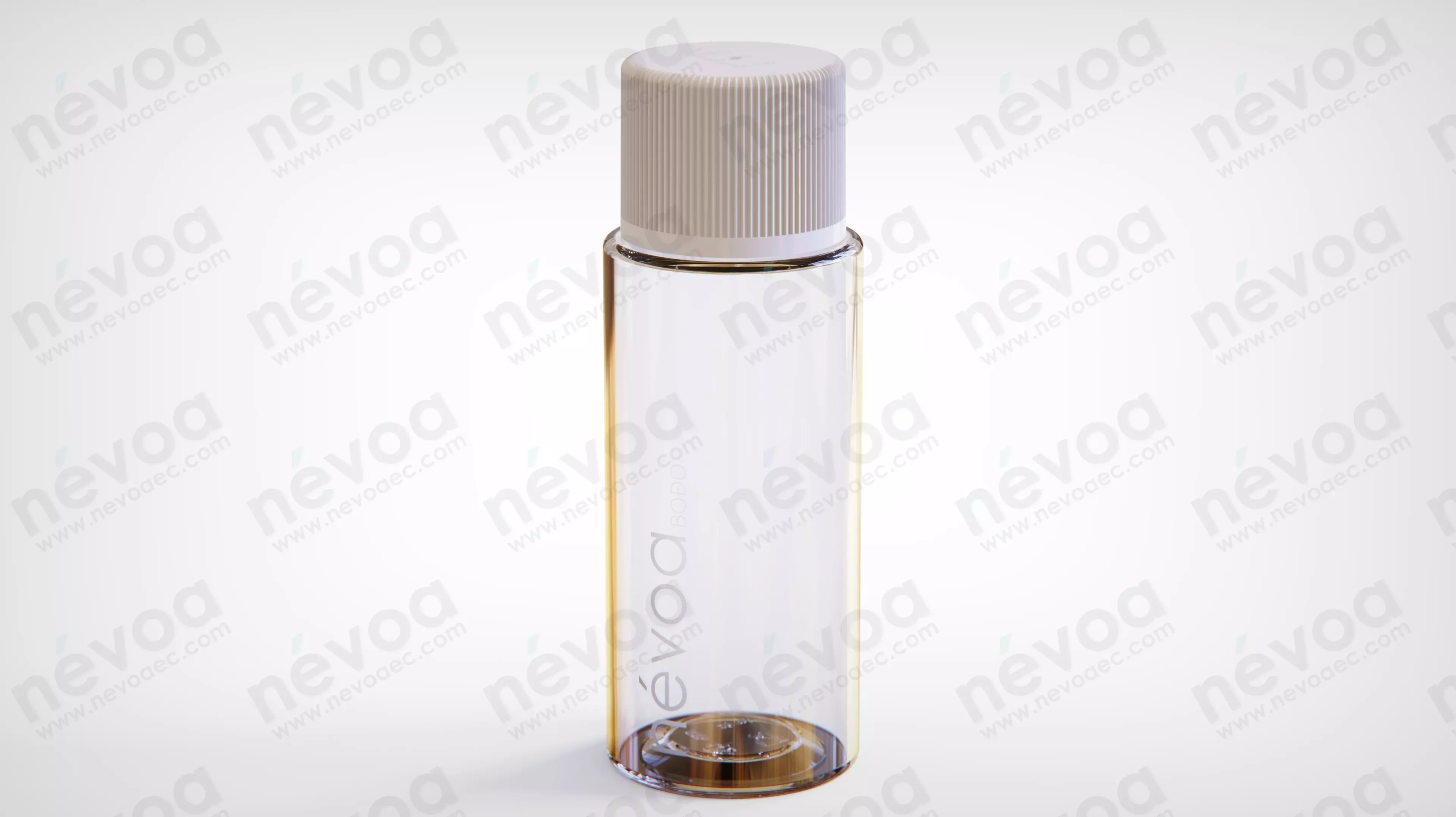 Cosmetic bottle-jar - Bodo series - CR-01 - SP 415-18 - 15 ml 3D model
