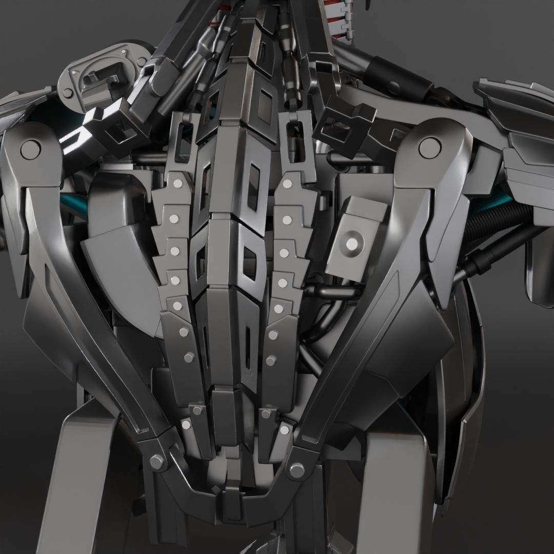 Ultron Sentry 3D Printable Life-Sized Motorized Bust 3D print model_9