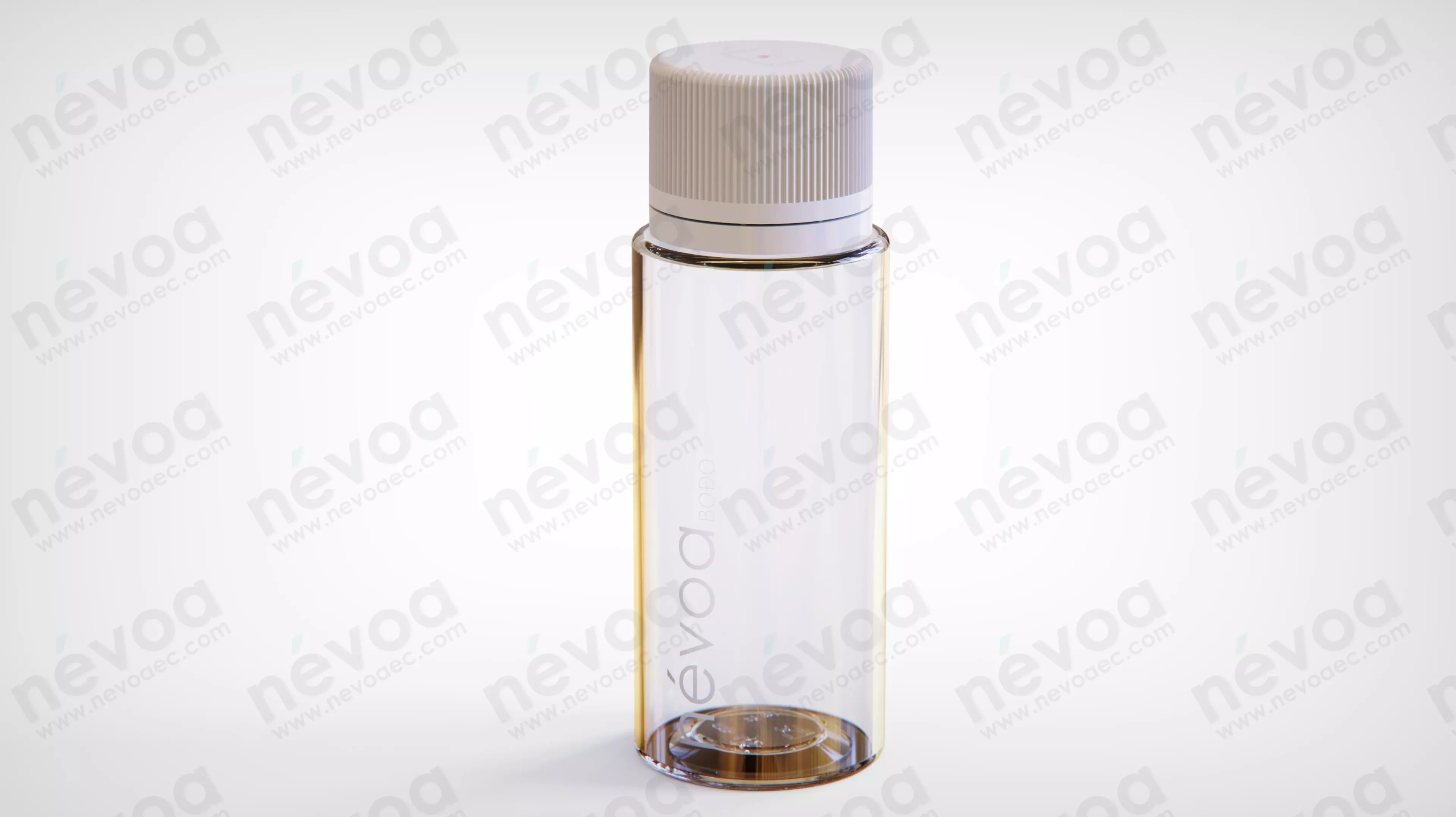 Cosmetic bottle-jar - Bodo series - CR-02 - SP 415-18 - 15 ml 3D model