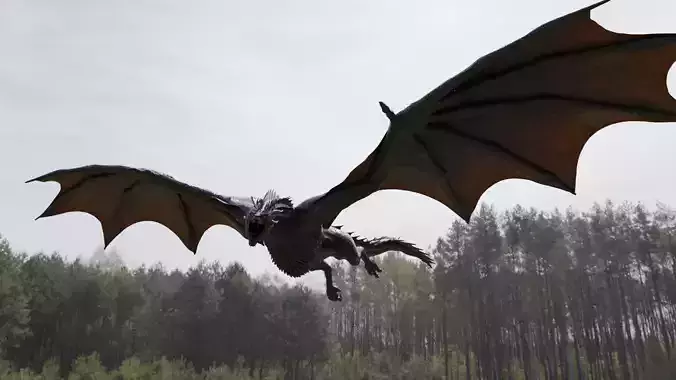 Game Of Throne Dragon 3D model