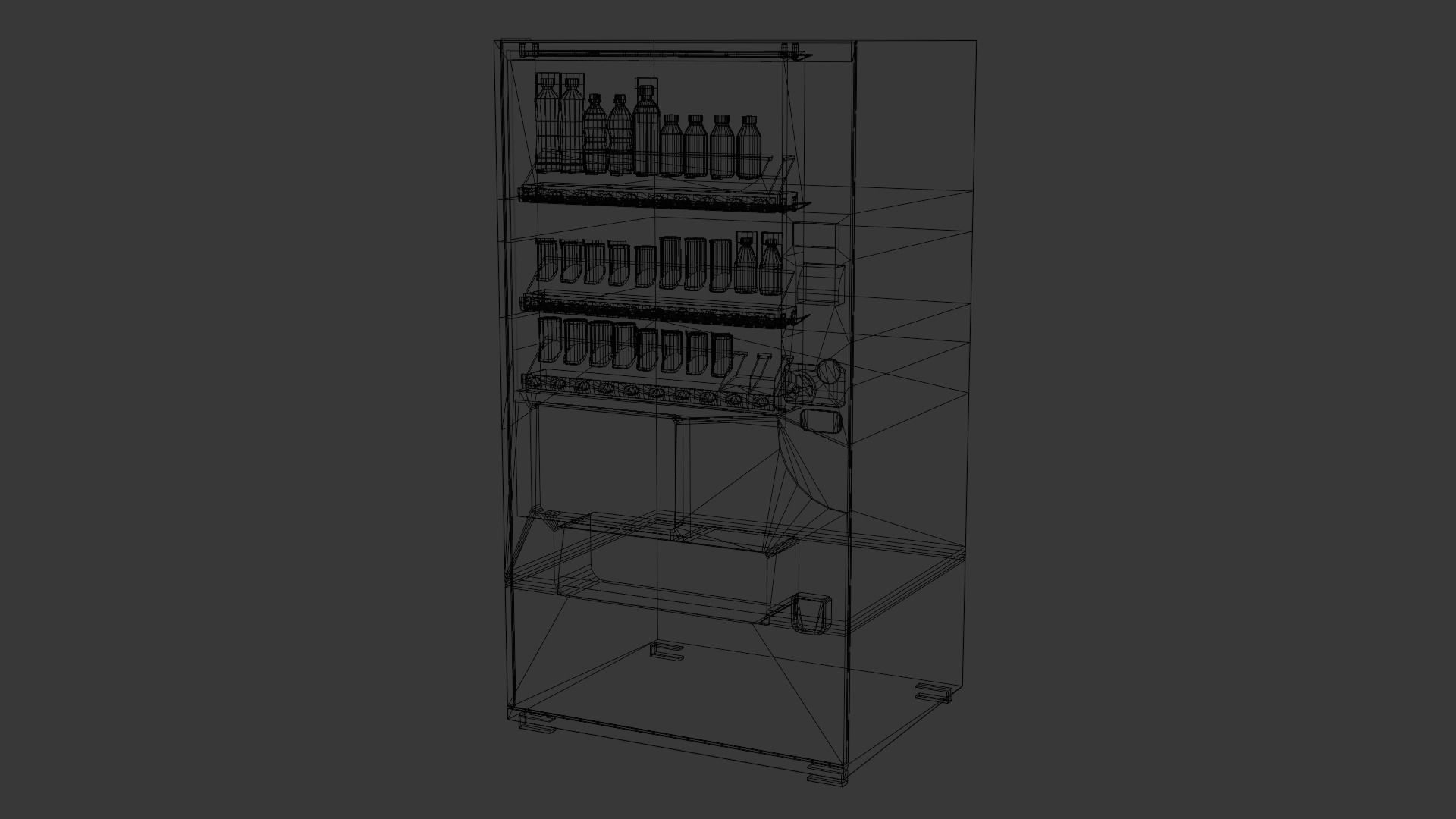 Vending Machine Low-poly 3D model_5