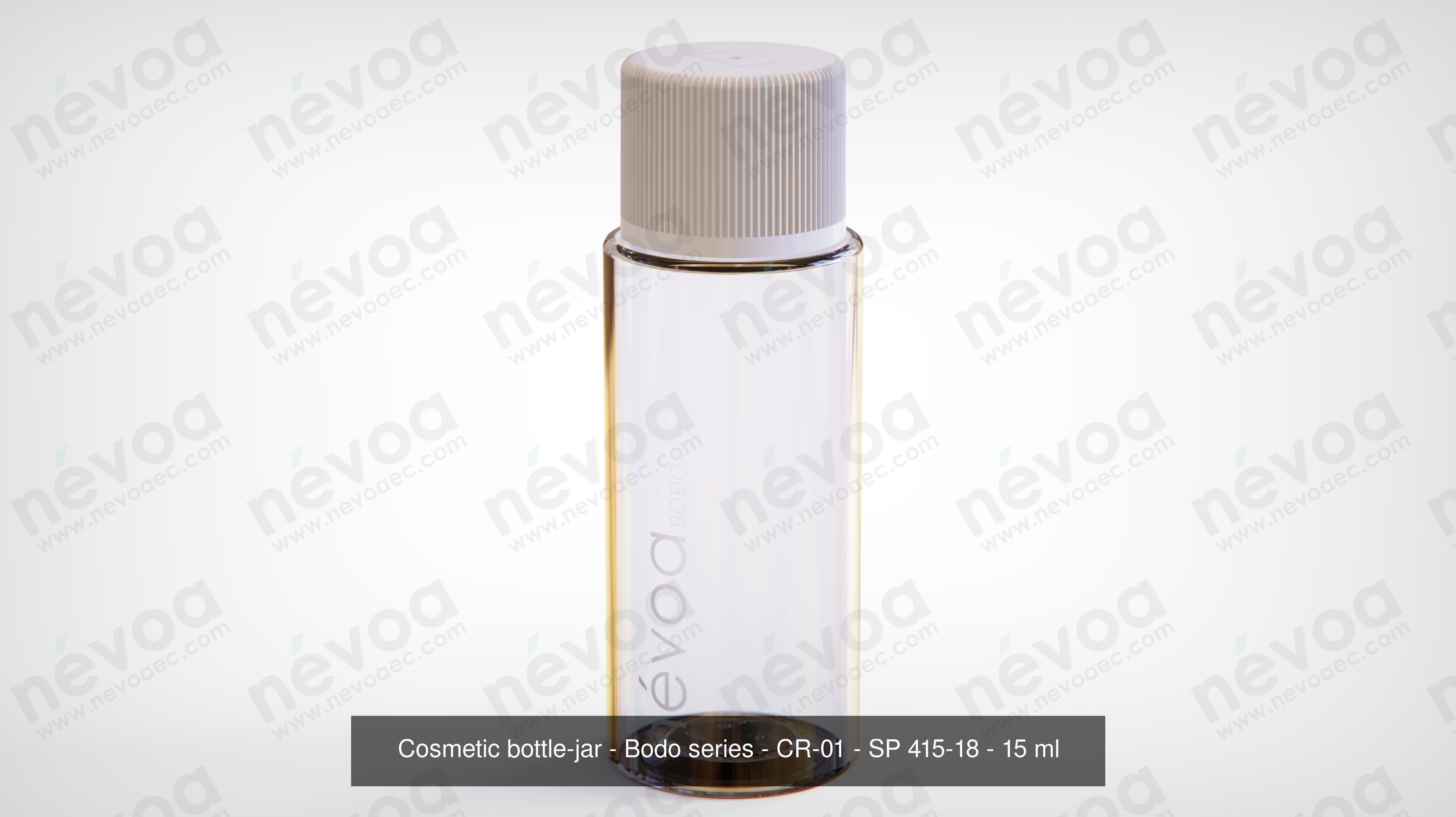 Cosmetic jar - Bodo series - Nasal spray - Screw cap 15 ml 3D Model Collection_2