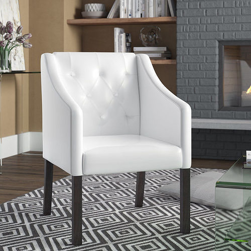 Newton Faux Leather Armchair 3D model