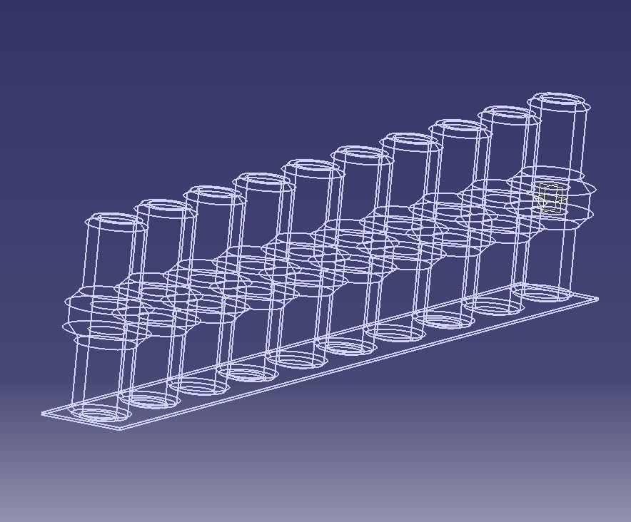 Aquarium Air Pipe Nipple Connector 3D print model_10