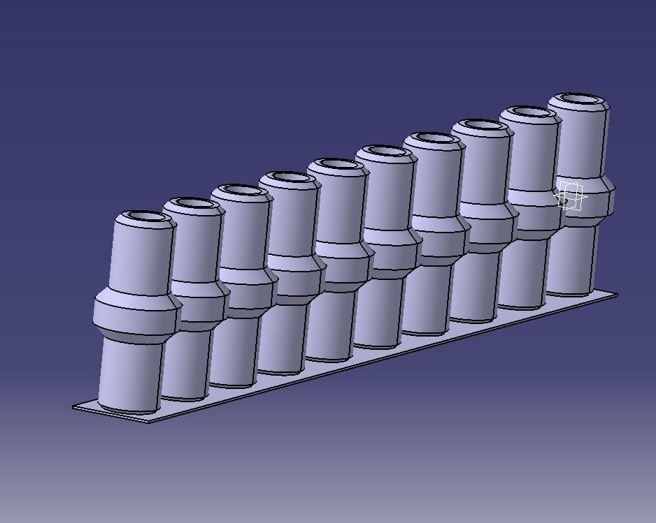 Aquarium Air Pipe Nipple Connector 3D print model_11