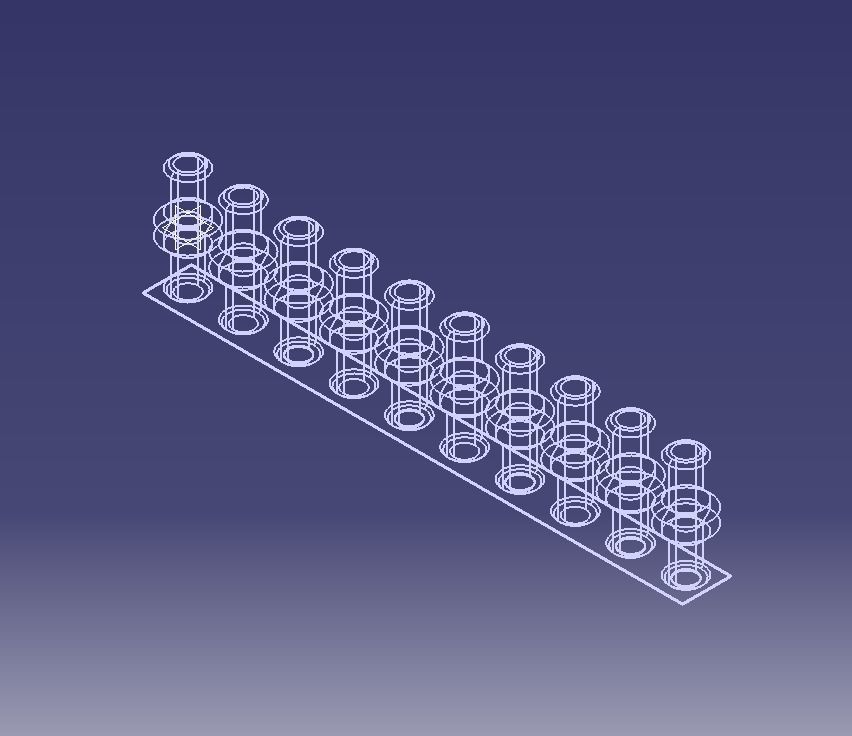 Aquarium Air Pipe Nipple Connector 3D print model_3