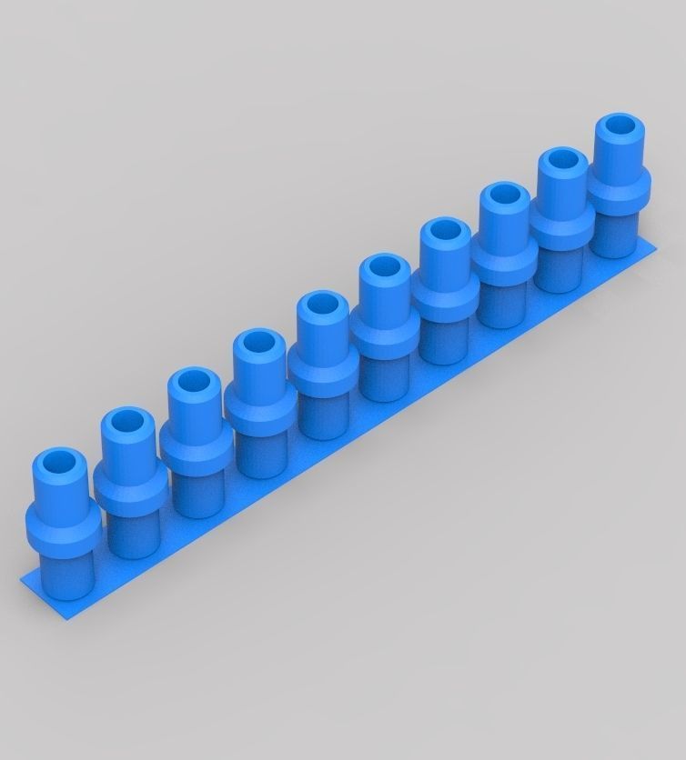 Aquarium Air Pipe Nipple Connector 3D print model_65