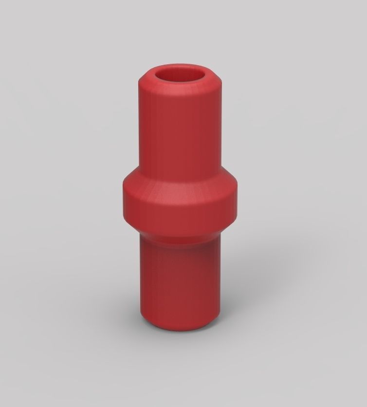 Aquarium Air Pipe Nipple Connector 3D print model_80