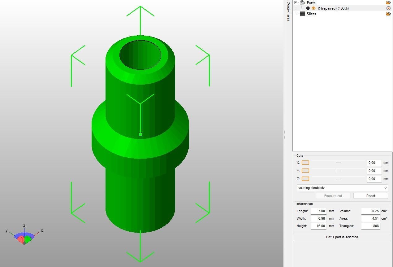 Aquarium Air Pipe Nipple Connector 3D print model_2