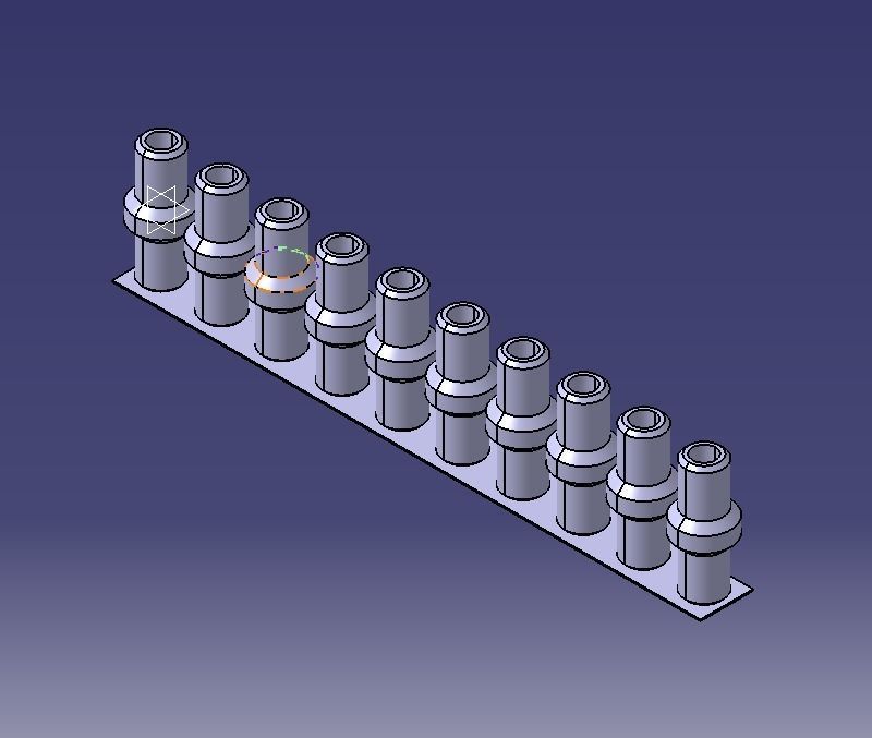 Aquarium Air Pipe Nipple Connector 3D print model_4