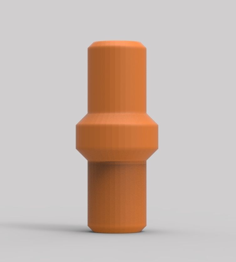 Aquarium Air Pipe Nipple Connector 3D print model_87