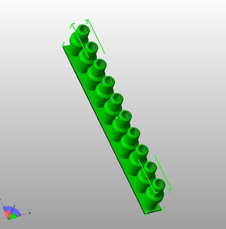 Aquarium Air Pipe Nipple Connector 3D print model_16