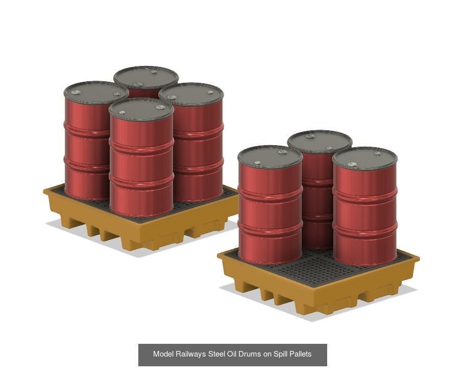 Modelling Boxes Crates Barrels and Similar Items 3D Model Collection_13