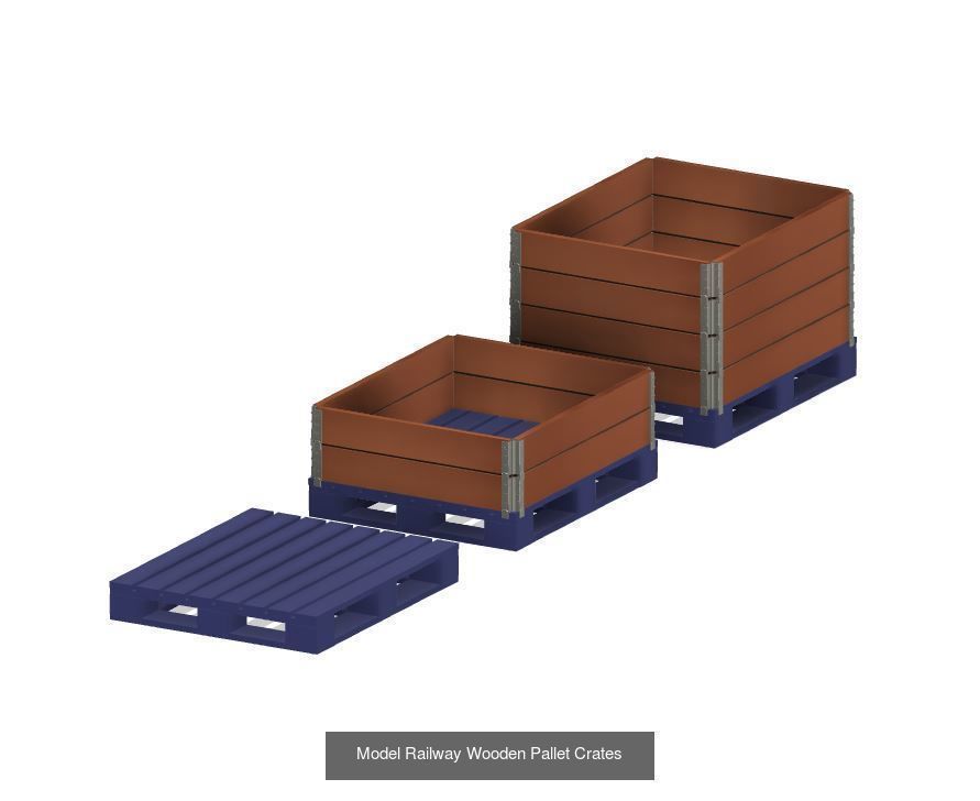 Modelling Boxes Crates Barrels and Similar Items 3D Model Collection_1