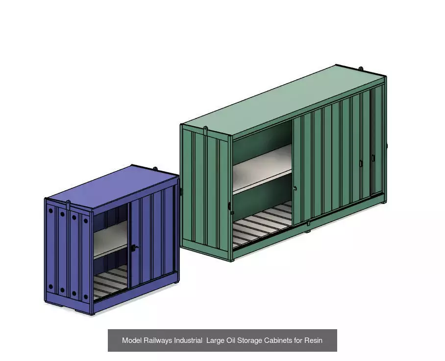 Modelling Boxes Crates Barrels and Similar Items 3D Model Collection_4