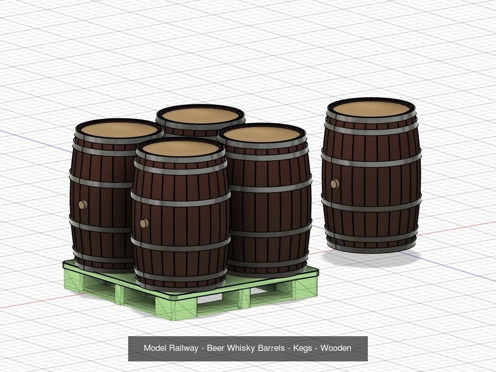 Modelling Boxes Crates Barrels and Similar Items 3D Model Collection_3