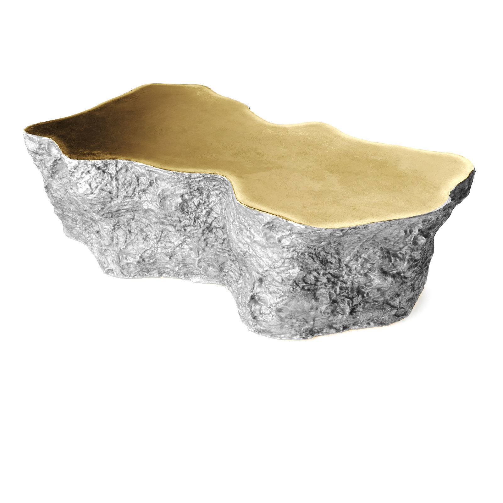 Rough Metal tables Low-poly 3D model_5