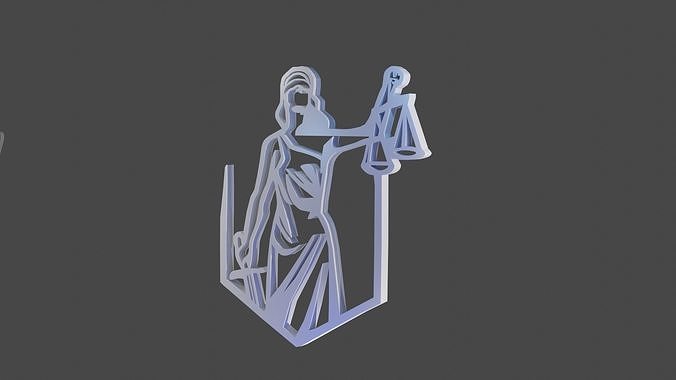 justicia 3D print model