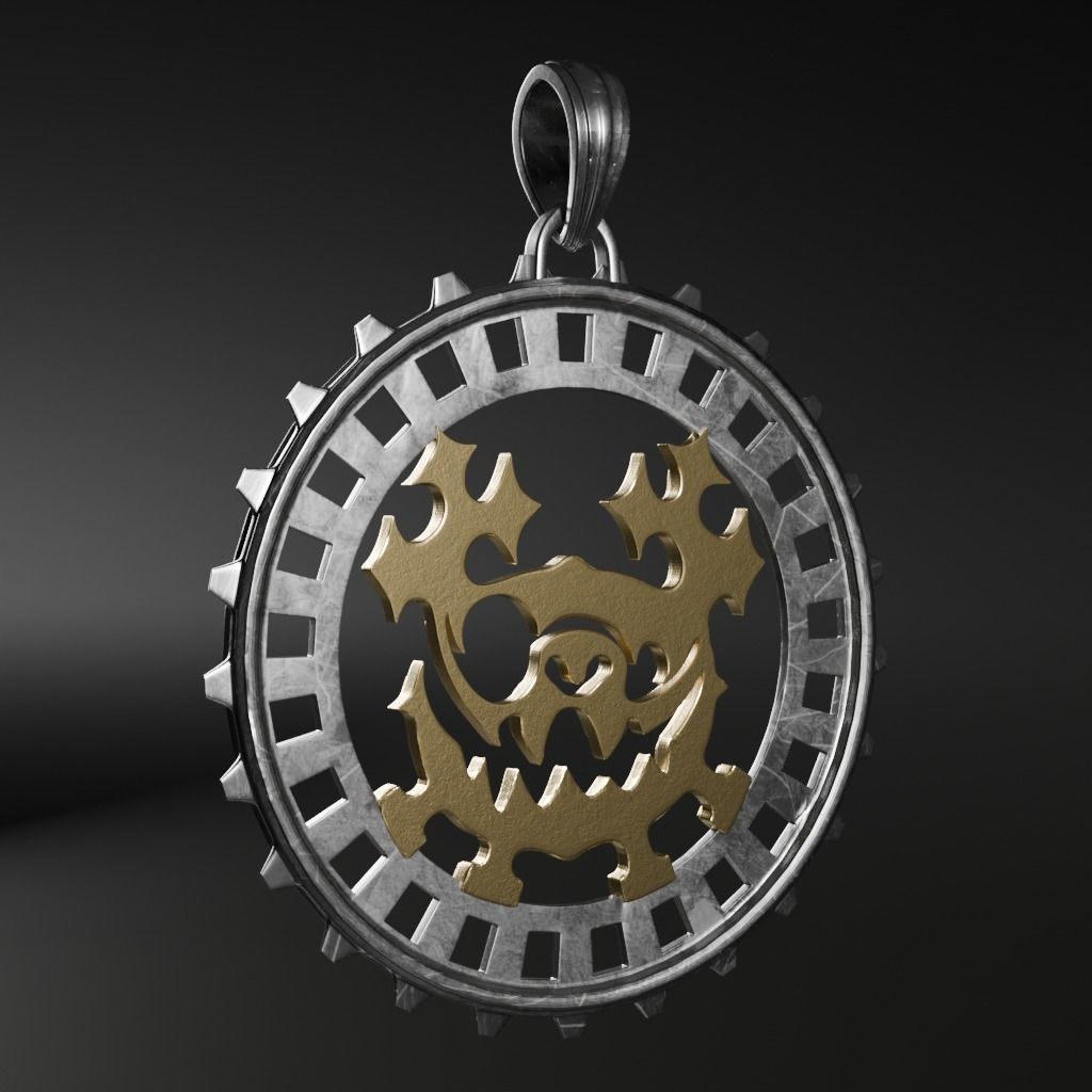 Talisman symbol - 3D printable model 3D print model_5