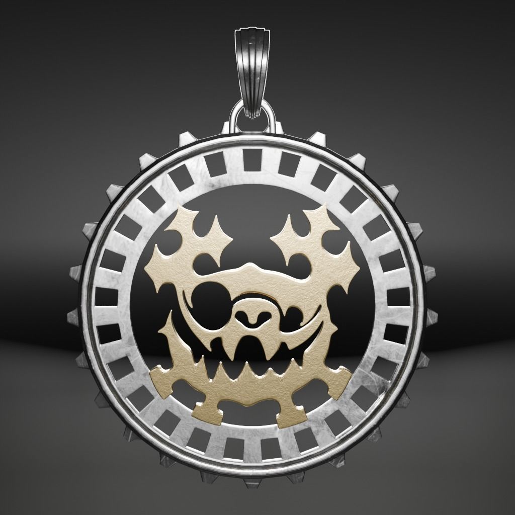 Talisman symbol - 3D printable model 3D print model_6