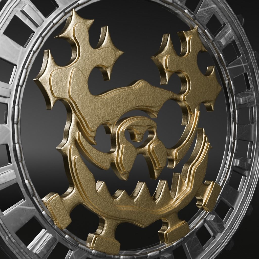 Talisman symbol - 3D printable model 3D print model_10