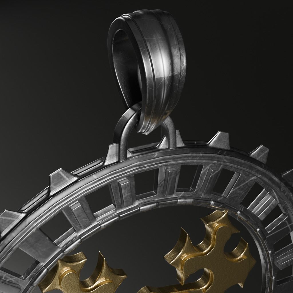 Talisman symbol - 3D printable model 3D print model_13