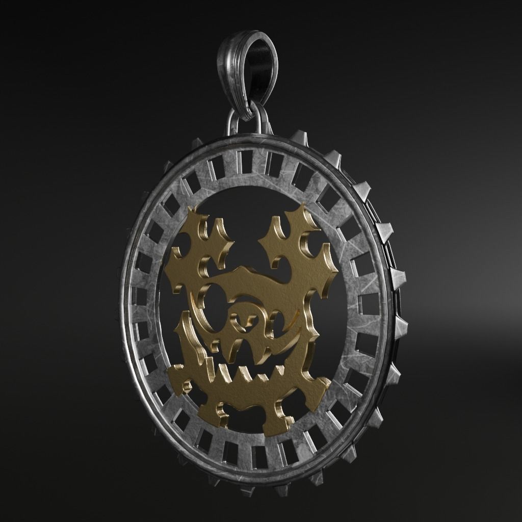 Talisman symbol - 3D printable model 3D print model_7