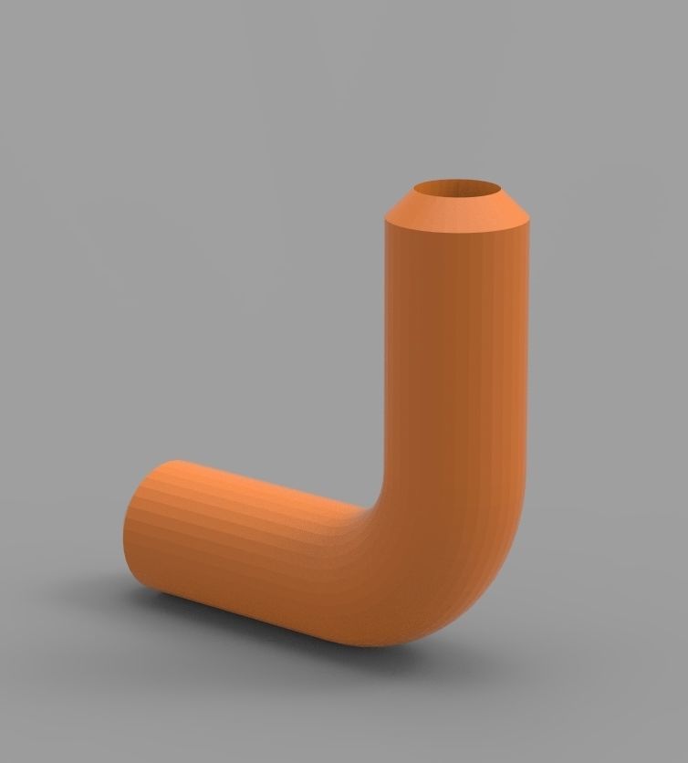 Aquarium Air Pipe All-In-One Connectors 3D print model_102