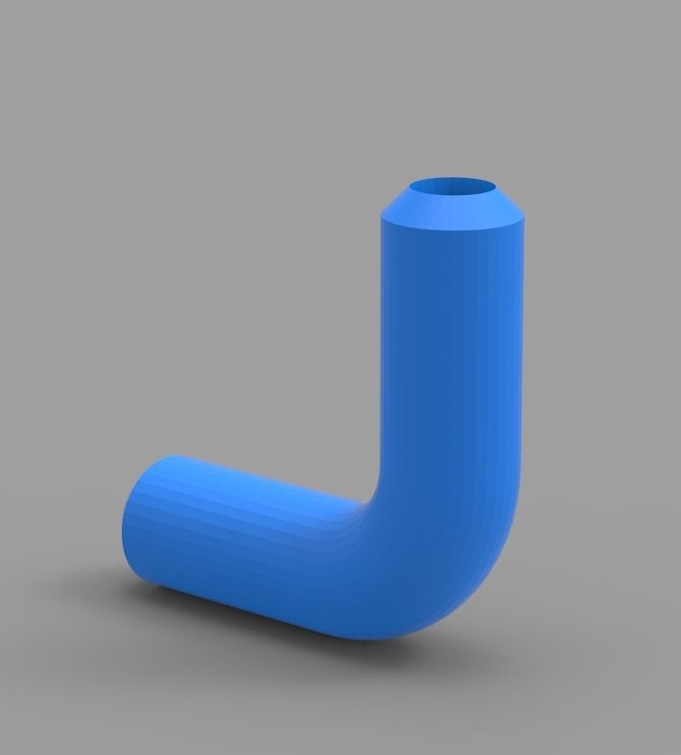 Aquarium Air Pipe All-In-One Connectors 3D print model_101