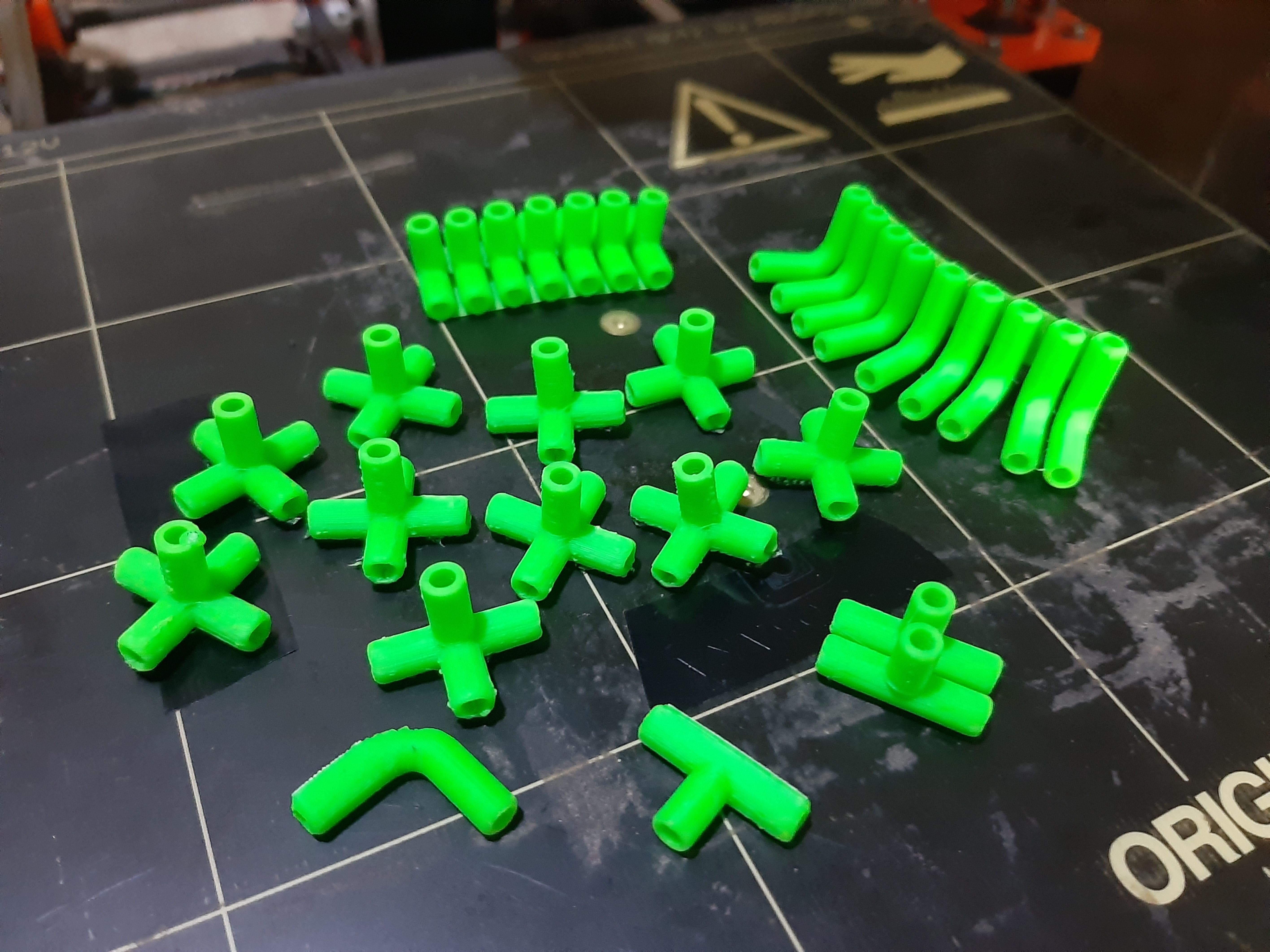 Aquarium Air Pipe All-In-One Connectors 3D print model_39