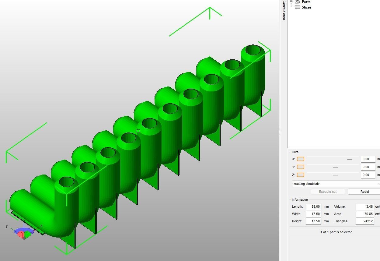 Aquarium Air Pipe All-In-One Connectors 3D print model_16