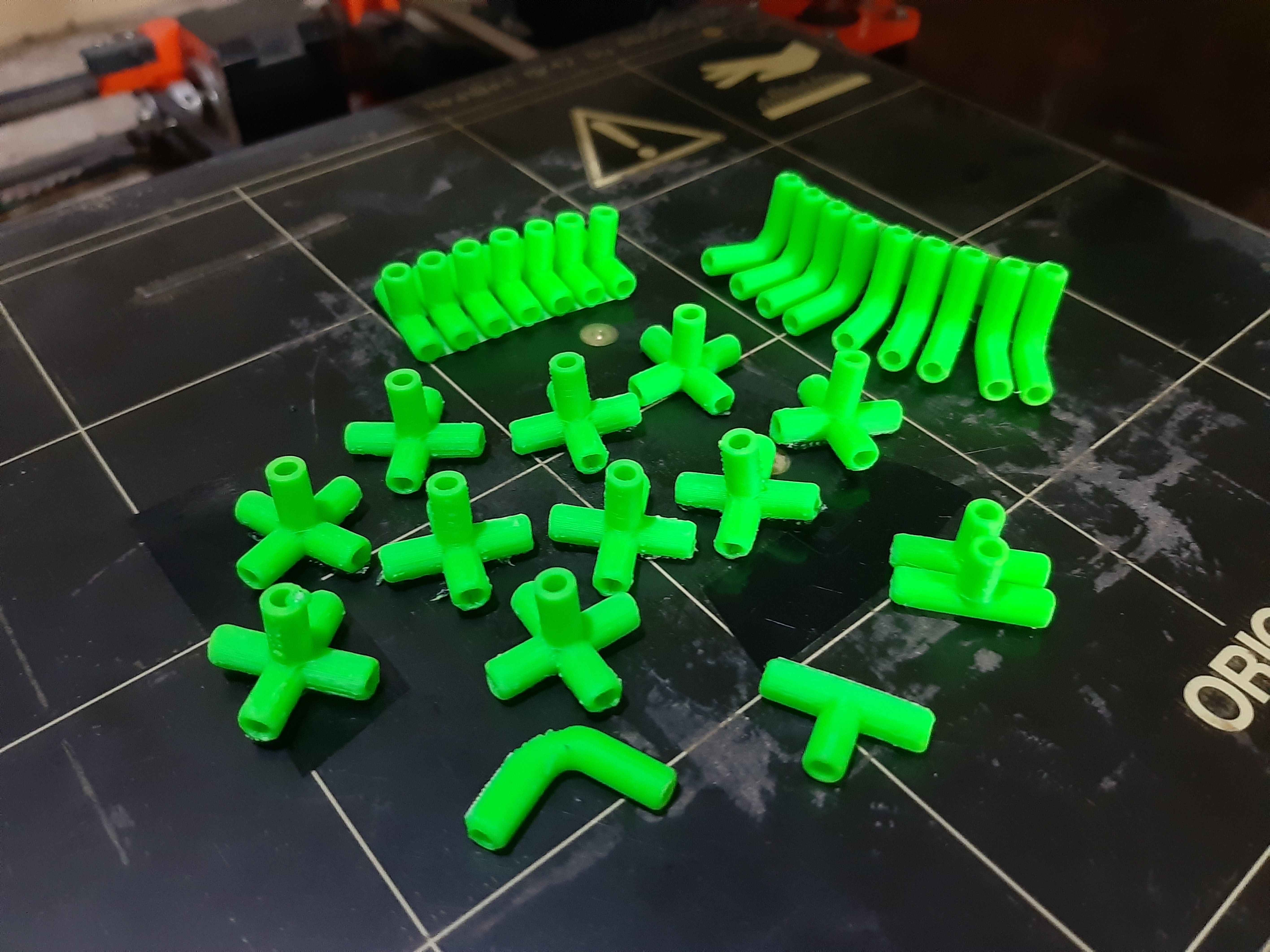 Aquarium Air Pipe All-In-One Connectors 3D print model_38