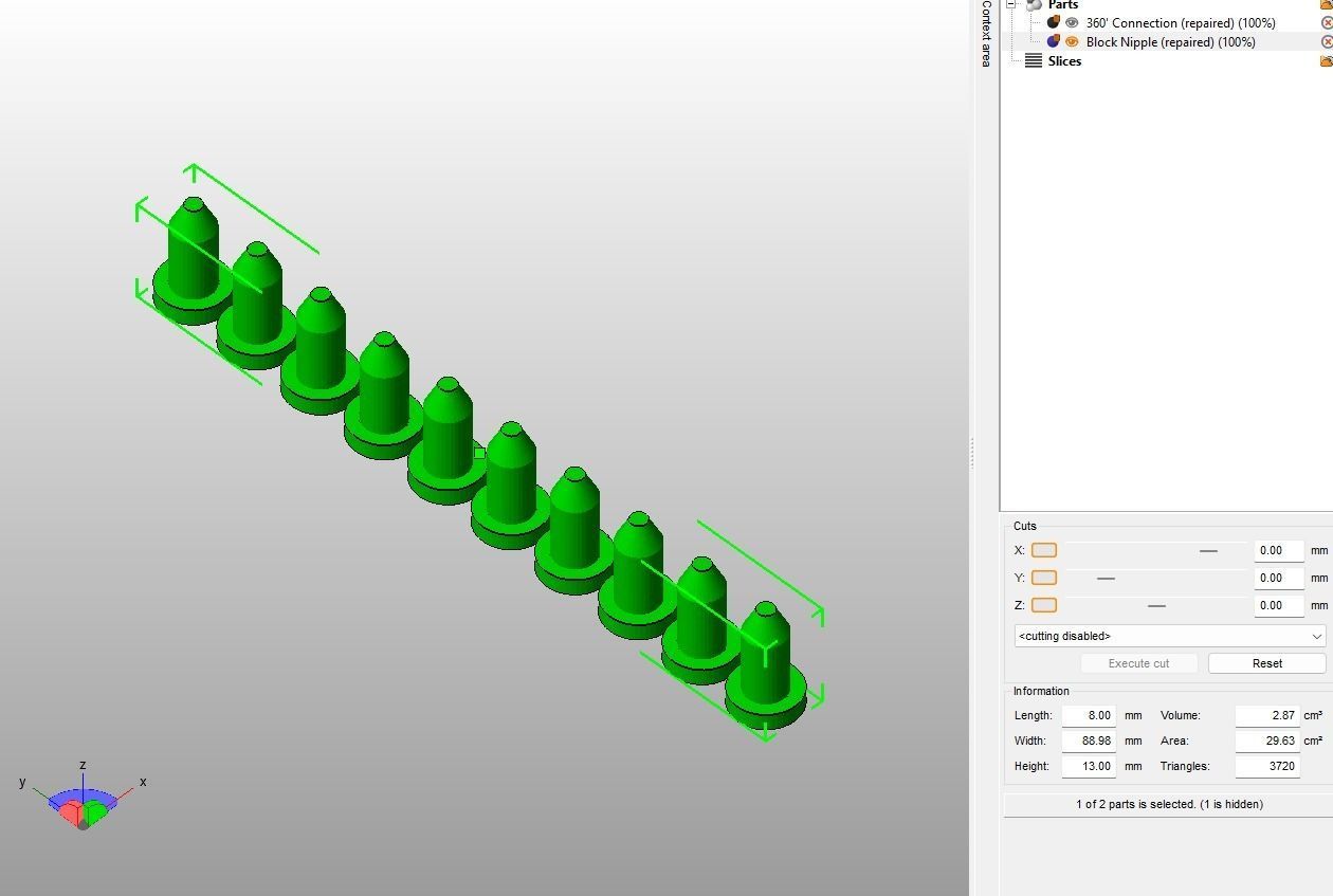 Aquarium Air Pipe All-In-One Connectors 3D print model_27